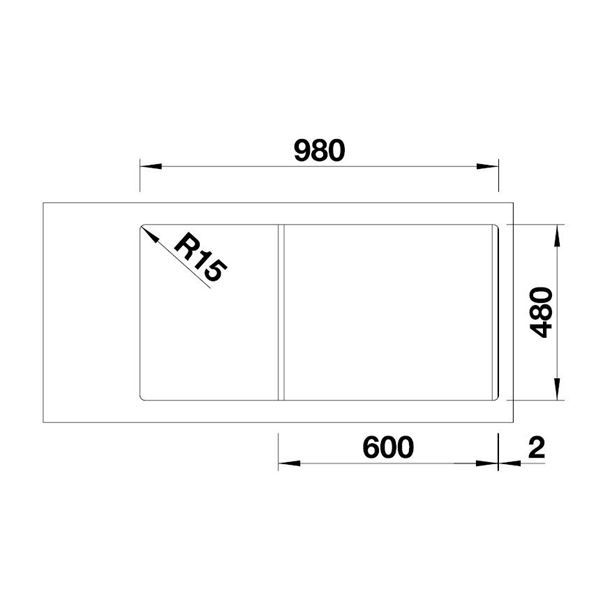 Blanco SONA XL 6 S biela soft 527 158