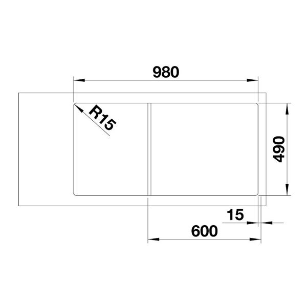 Blanco AXIA III XL 6 S biela 523 514