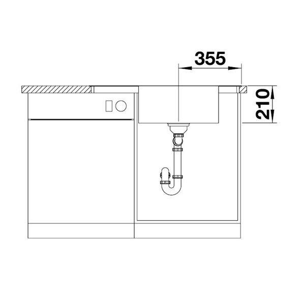 Blanco ANDANO XL 6 S-IF Compact hodvábny lesk 523 001 pravý