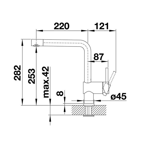 Blanco LINUS PVD steel 526 241