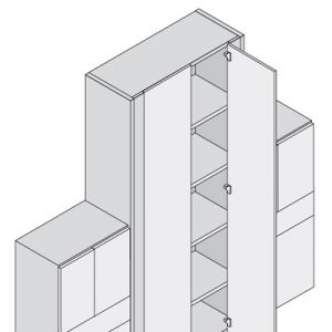 BLUM 78T9550.TL, ZÁVES CLIP TOP, VLOŽENÝ, BEZ PERA, ZÁVES NA SLEPÝ UHOL, 95°