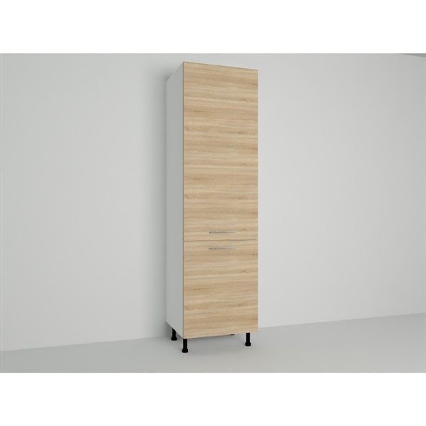 Vysoká skriňa EXPRES GD6002 š60xv204cm na chladničku s výškou 178cm - dub Sonoma