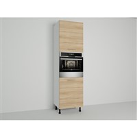 Vysoká skriňa EXPRES GO6002 š60 x v 204cm na rúru s výškou 60cm - dub Sonoma