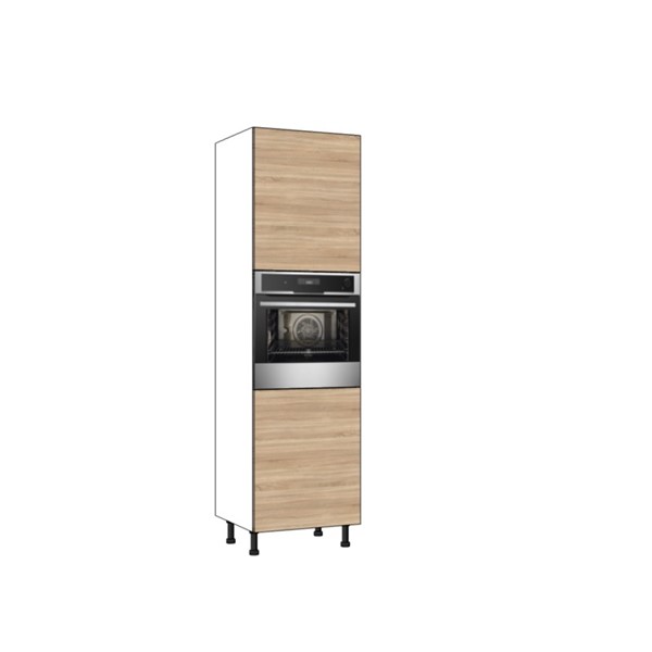Vysoká skriňa EXPRES GO6002 š60 x v 204cm na rúru s výškou 60cm - dub Sonoma