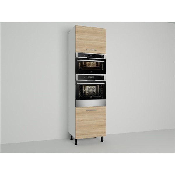 Vysoká skriňa EXPRES GMDK386002 š60 x v204cm na rúru 60cm a mikrovlnku 38cm - dub Sonoma