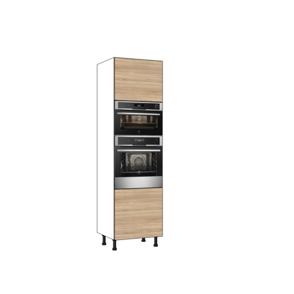 Vysoká skriňa EXPRES GMDK386002 š60 x v204cm na rúru 60cm a mikrovlnku 38cm - dub Sonoma