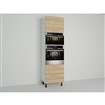 Vysoká skriňa EXPRES GM382ALUX6002 š60 v 204cm na rúru 60cm a mikrovlnku 38cm s výsuvom LUX - dub Sonoma