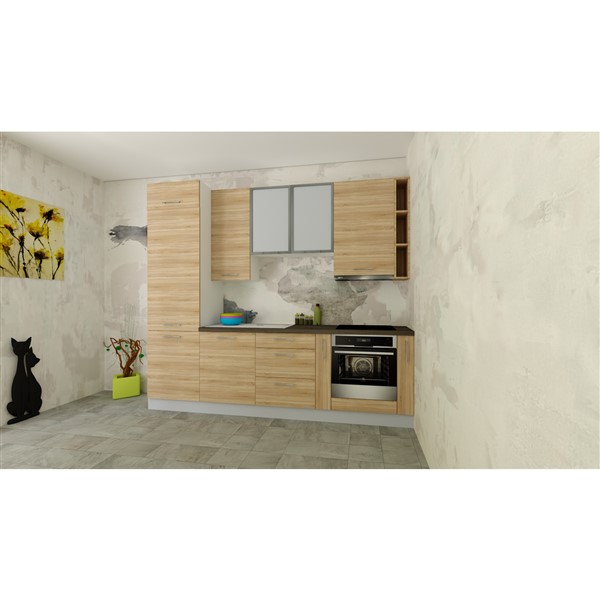 Horná skrinka EXPRES WDAF6003 š60 x v96cm na digestor - dub Sonoma 