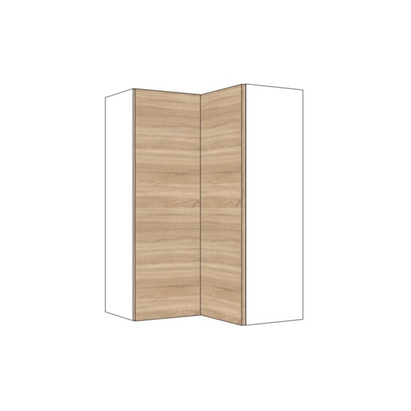Horná skrinka EXPRES WE6503 š65 x v100cm rohová - dub Sonoma