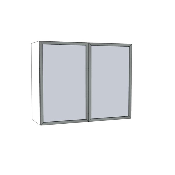 Horná skrinka EXPRES WG9002 š90 x v72cm so sklenenými dvierkami