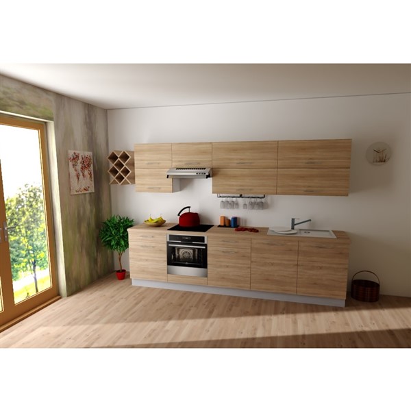 Horná skrinka EXPRES WFL6002 š60 x v72cm s 2 výklopnými dvierkami - dub Sonoma
