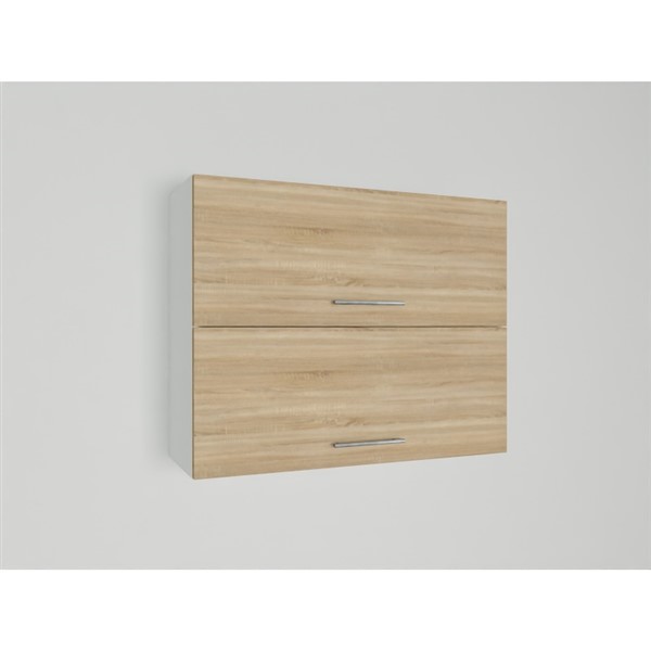 Horná skrinka EXPRES WFL9002 š90 x v 72cm s 2 výklopnými dvierkami - dub Sonoma