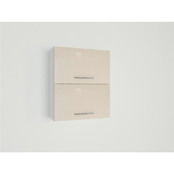 Horná skrinka EXPRES WFL6002 š60 x v72cm s 2 výklopnými dvierkami - satin vysoký lesk