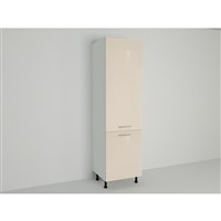 Vysoká skriňa EXPRES GD6002 š60xv204cm na chladničku s výškou 178cm - satin vysoký lesk