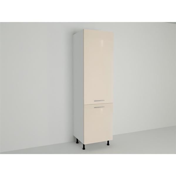 Vysoká skriňa EXPRES GD6002 š60xv204cm na chladničku s výškou 178cm - satin vysoký lesk