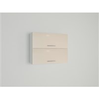 Horná skrinka EXPRES WFL9002 š90 x v 72cm s 2 výklopnými dvierkami - satin vysoký lesk