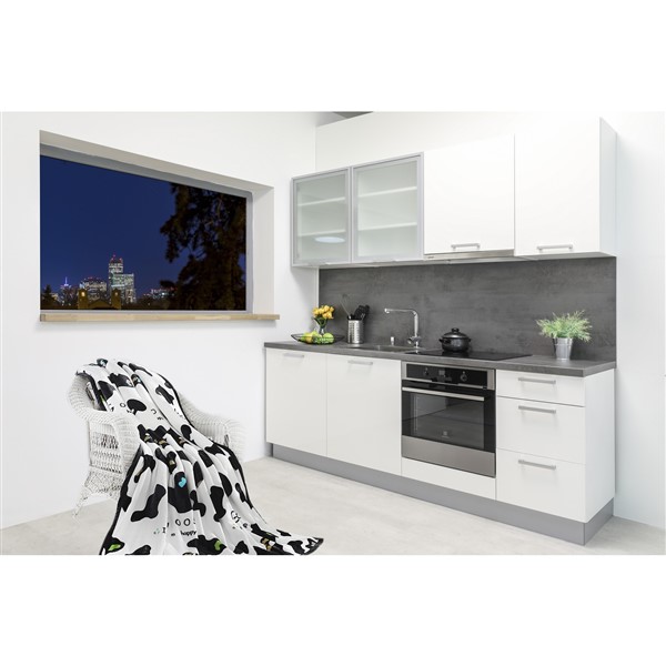Horná skrinka EXPRES WD4502 š45 x v72cm - biela vysoký lesk