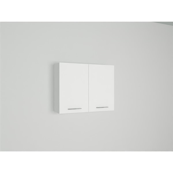 Horná skrinka EXPRES WD9002 š90 x v72cm - biela vysoký lesk