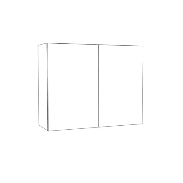 Horná skrinka EXPRES WD9002 š90 x v72cm - biela vysoký lesk