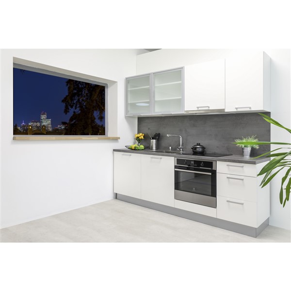 Horná skrinka EXPRES WDAF6002 na digestor š60 x v68cm - biela vysoký lesk