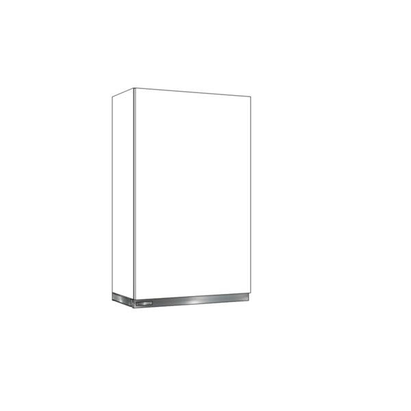 Horná skrinka EXPRES WDAF6003 š60 x v96cm na digestor - biela vysoký lesk
