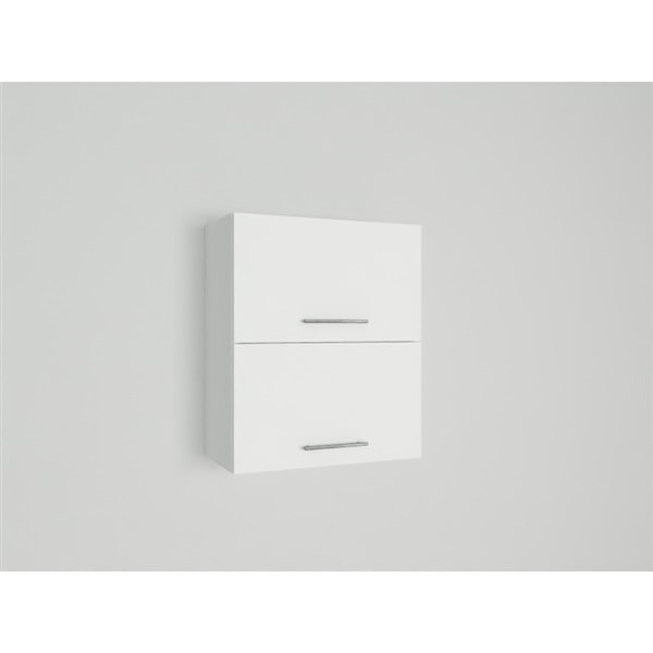 Horná skrinka EXPRES WFL6002 š60 x v72cm s 2 výklopnými dvierkami - biela vysoký lesk