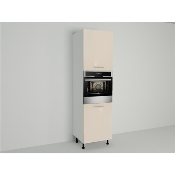 Vysoká skriňa EXPRES GO6002 š60 x v 204cm na rúru s výškou 60cm - satin vysoký lesk