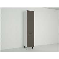 Vysoká skriňa EXPRES HDV4502 š45 x v204cm - antracit vysoký lesk