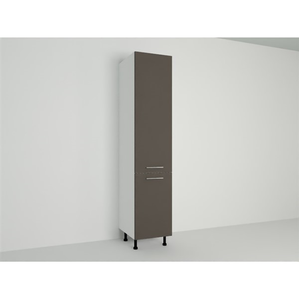 Vysoká skriňa EXPRES HDV4502 š45 x v204cm - antracit vysoký lesk