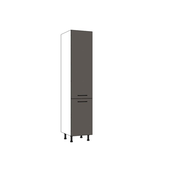 Vysoká skriňa EXPRES HDV4502 š45 x v204cm - antracit vysoký lesk