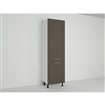 Vysoká skriňa EXPRES HDV6002 š60 x v204cm - antracit vysoký lesk