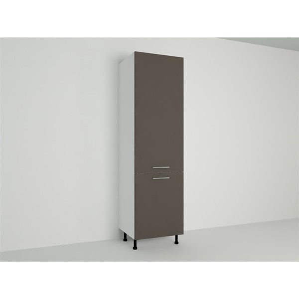 Vysoká skriňa EXPRES HDV6002 š60 x v204cm - antracit vysoký lesk