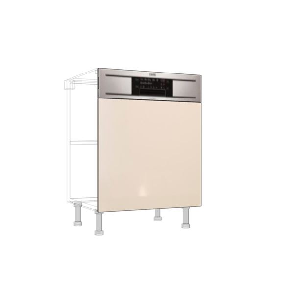 Dvierka EXPRES GSB60 pre umývačku s panelom 60cm - satin vysoký lesk