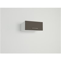 Nadstavcová skrinka EXPRES UFKK6028 š60 x v28cm - antracit vysoký lesk