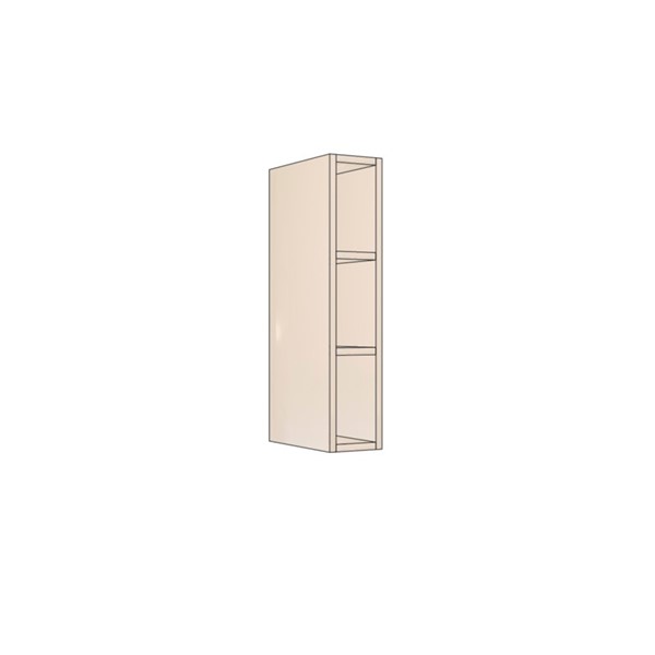 Horná skrinka EXPRES WR1502 š15 x v72cm otvorená - satin vysoký lesk