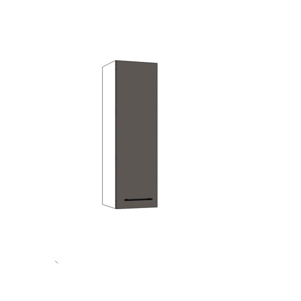 Horná skrinka EXPRES WD3003 š30 x v100cm - antracit vyoský lesk