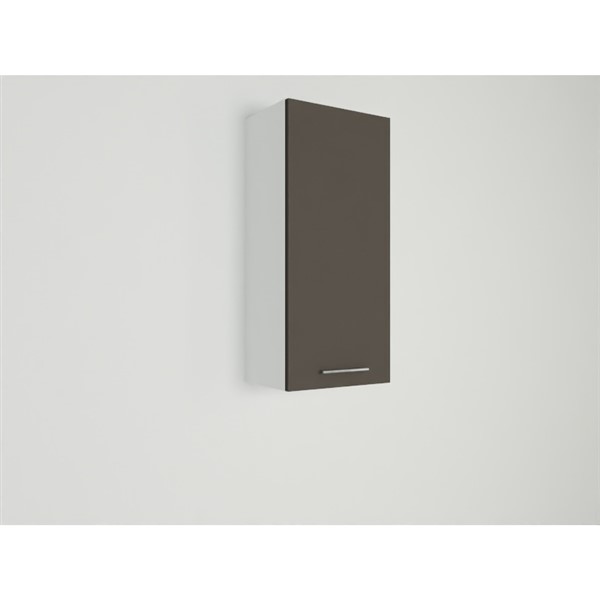 Horná skrinka EXPRES WD4503 š45 x v100cm - antracit vysoký lesk