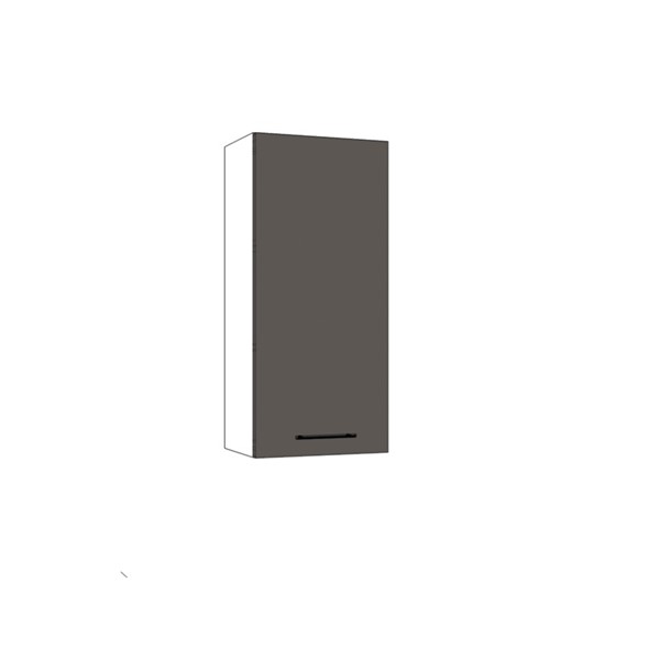 Horná skrinka EXPRES WD4503 š45 x v100cm - antracit vysoký lesk