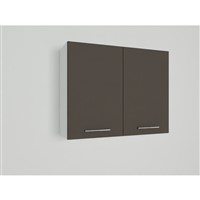 Horná skrinka EXPRES WD9002 š90 x v72cm - antracit vysoký lesk