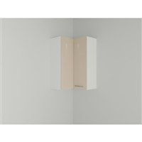 Horná skrinka EXPRES WE6503 š65 x v100cm rohová - satin vysoký lesk