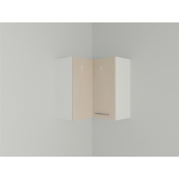 Horná skrinka EXPRES WE6502 š65 x v72cm rohová - satin vysoký lesk