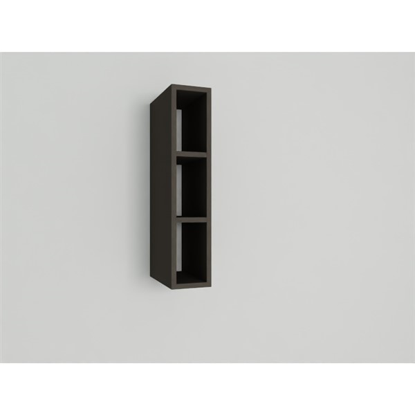 Horná skrinka EXPRES WR1502 š15 x v72cm otvorená - antracit vysoký lesk