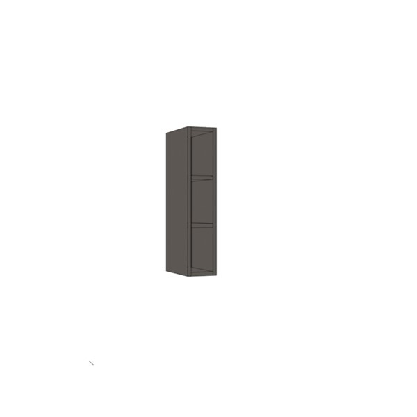 Horná skrinka EXPRES WR1502 š15 x v72cm otvorená - antracit vysoký lesk