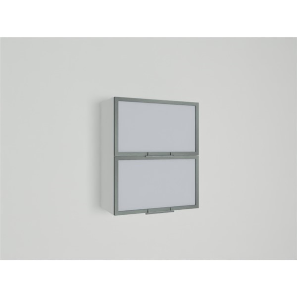 Horná skrinka EXPRES WFLGG6002 š60 x v72cm s 2 sklenenými výklopnými dvierkami
