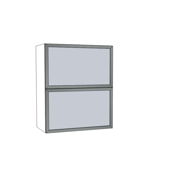 Horná skrinka EXPRES WFLGG6002 š60 x v72cm s 2 sklenenými výklopnými dvierkami