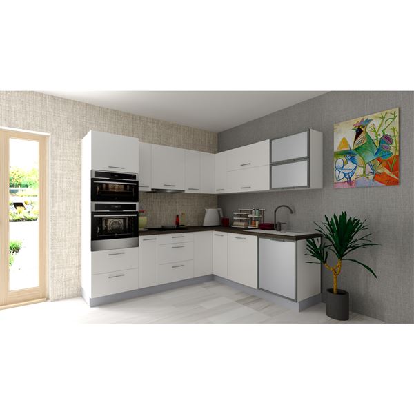 Horná skrinka EXPRES WFLGG6002 š60 x v72cm s 2 sklenenými výklopnými dvierkami
