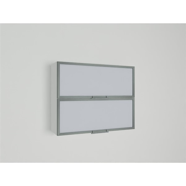 Horná skrinka EXPRES WFLGG9002  š90 x v72cm so sklenenými výklopnými dvierkami