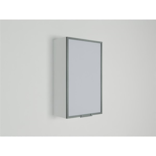 Horná skrinka EXPRES WG6003 š60 x v100cm so sklenenými dvierkami - biela vysoký lesk