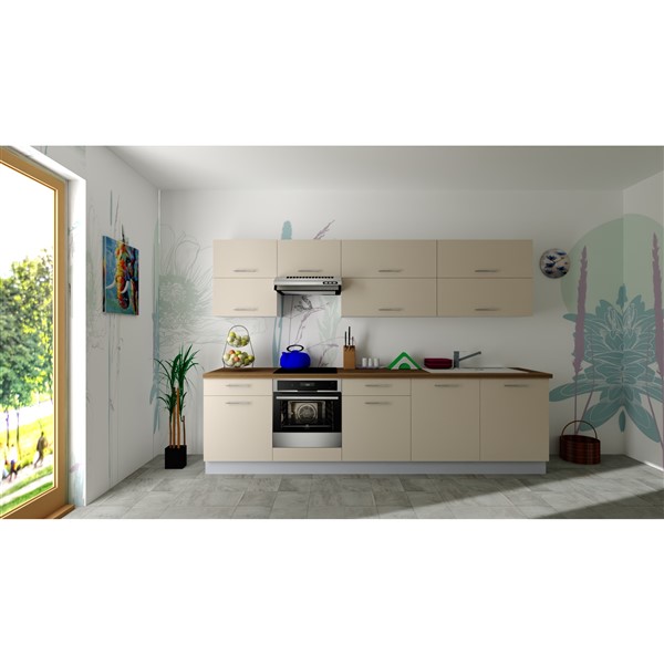Dolná skrinka EXPRES USLUX60, 1x dvierka, 1x zásuvka LUX - sand mat