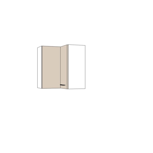 Horná skrinka EXPRES WE6502 š65 x v72cm rohová - sand mat